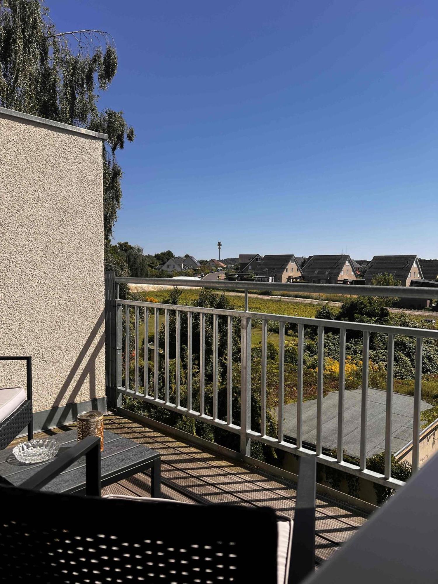 Stilvolle Ferien-Geschäftswohnung Brandenburger Seenlandschaft Werder  Exterior foto